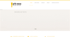 Desktop Screenshot of grifonosso.com.br